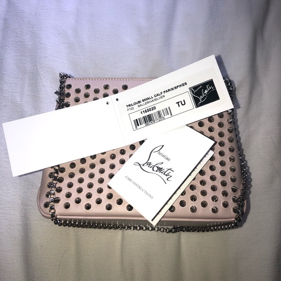 CHRISTIAN LOUBOUTIN Small Triloubi Spike Chain Bag - Picture 8 of 8